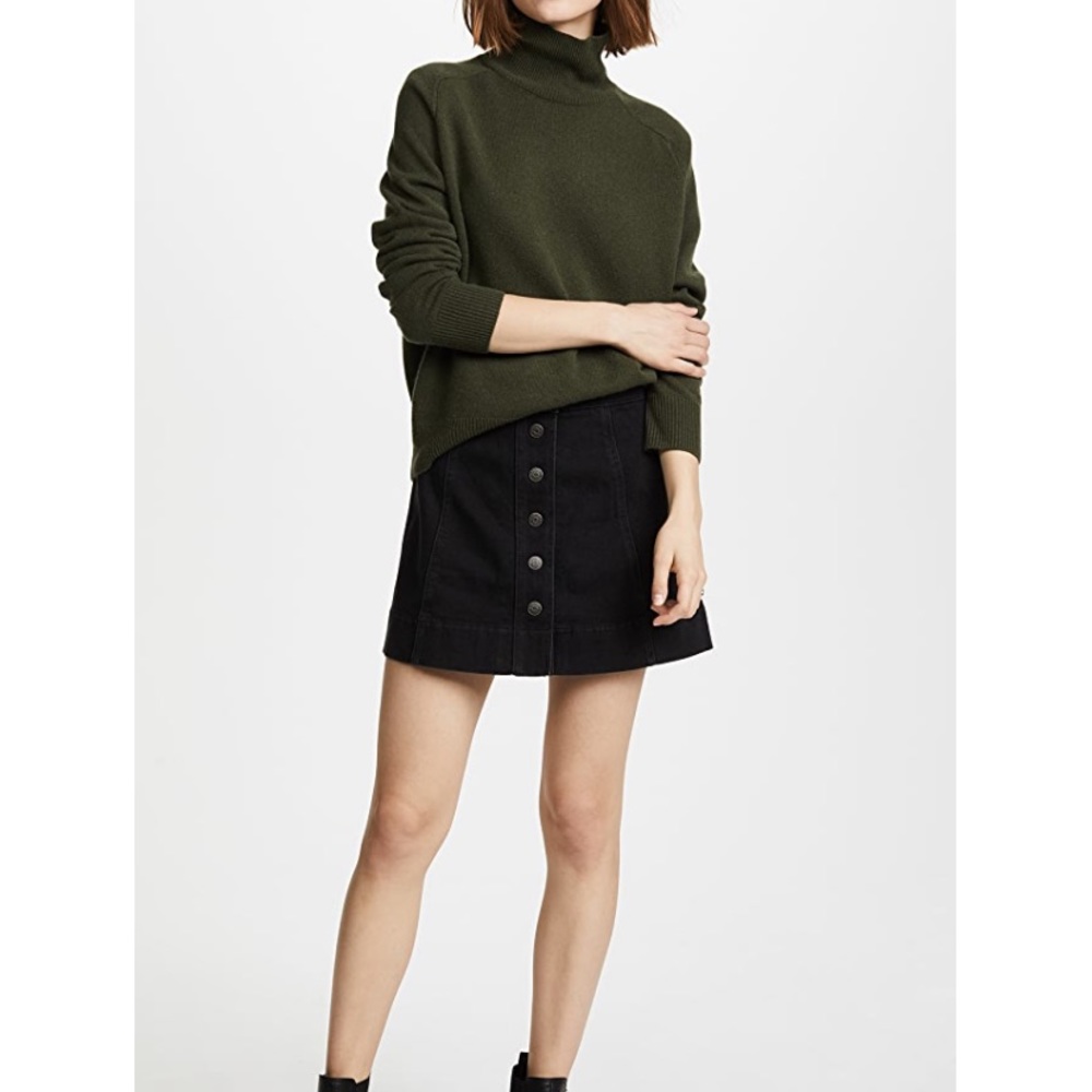 Madewell • Button Up Denim Skirt